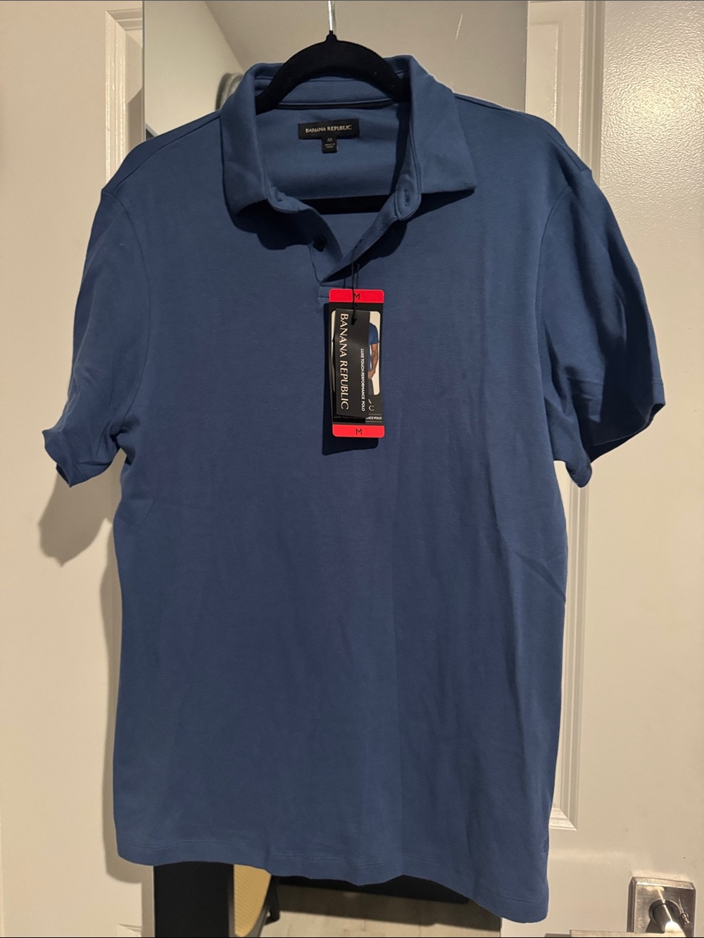 Banana Republic Men's Slate Blue Polo